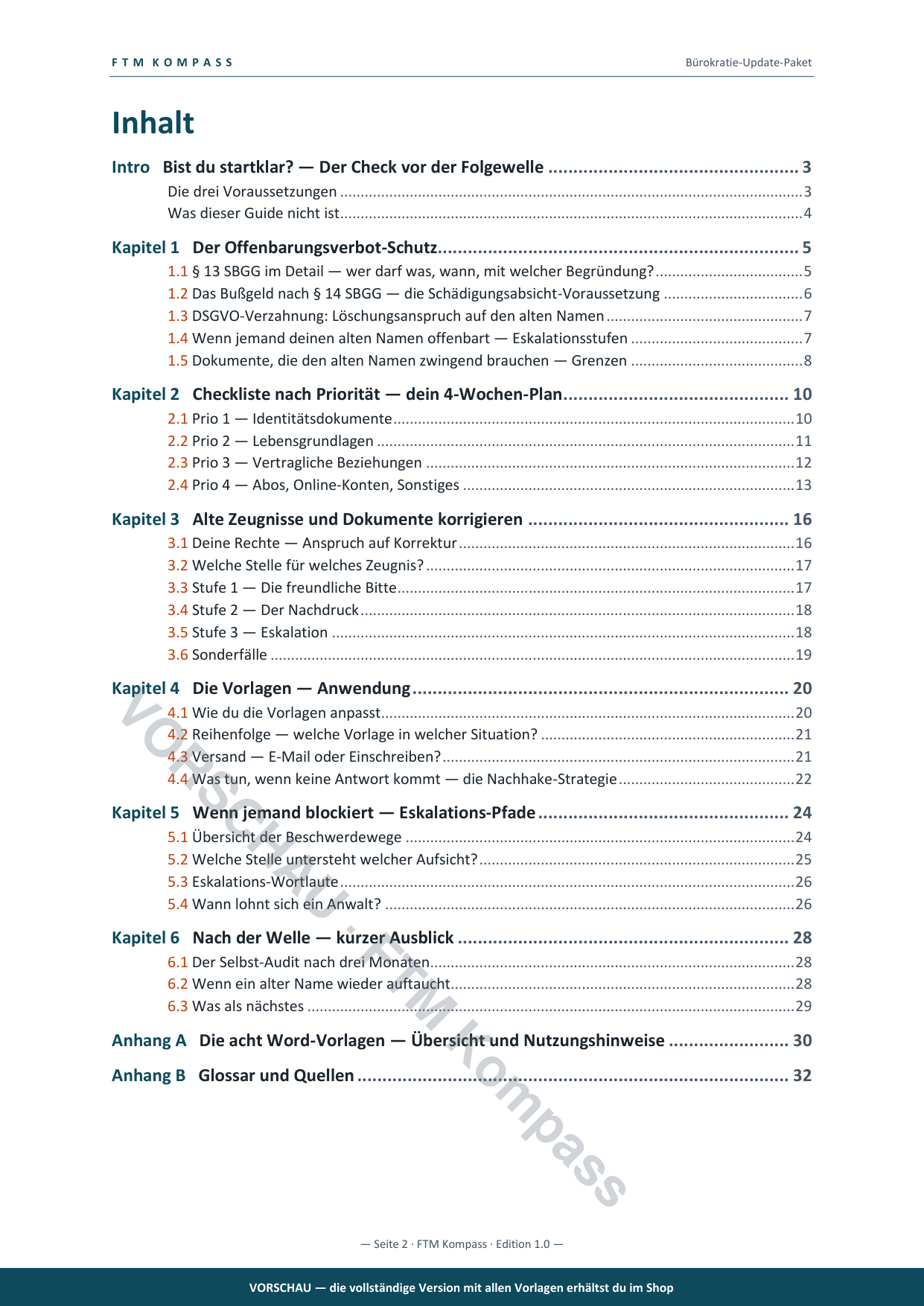 Vorschau 2 aus Bürokratie-Update-Paket: Namensänderung umsetzen + Zeugnisse korrigieren
