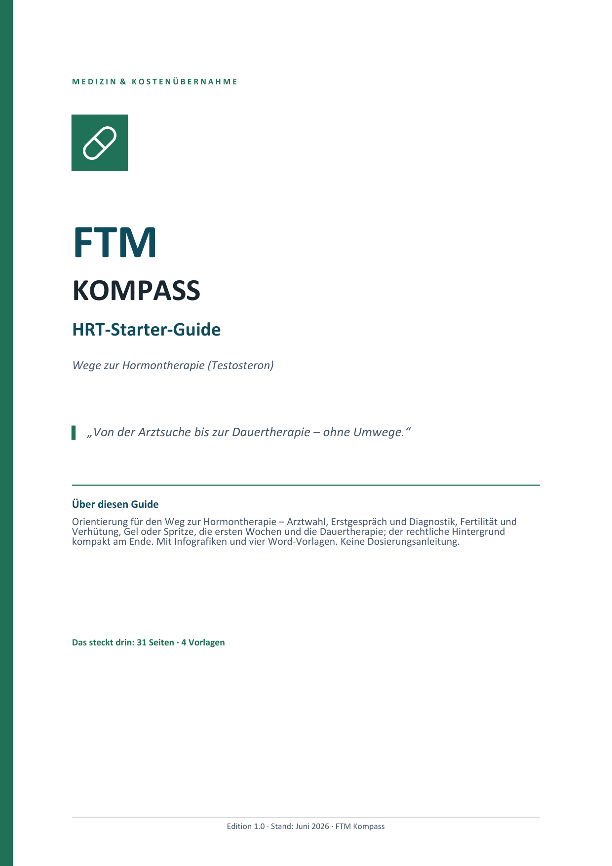 Vorschau 1 aus HRT-Starter-Guide: Der Weg zum ersten Rezept